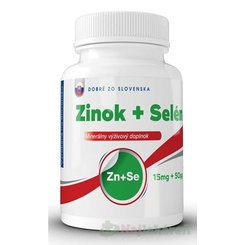 Dobré z SK Zinok 15 mg + Selén 50 μg tbl 100+20 zadarmo (120 ks)
