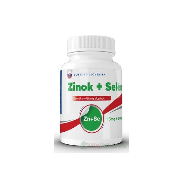 Dobré z SK Zinok 15 mg + Selén 50 μg tbl 100+20 zadarmo (120 ks)