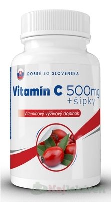 E-shop Dobré z SK Vitamín C 500 mg + šípky tbl 1x30 ks