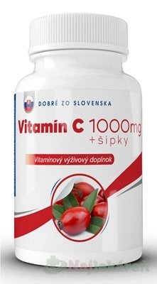 E-shop Dobré z SK Vitamín C 1000 mg + šípky tbl 1x30 ks