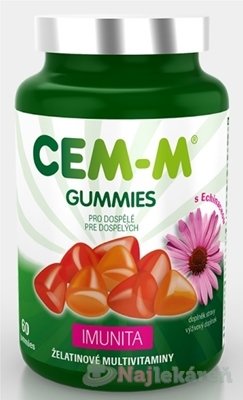 E-shop CEM-M GUMMIES IMUNITA želatínové multivitamíny, 60ks
