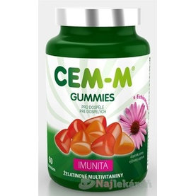 CEM-M GUMMIES IMUNITA želatínové multivitamíny, 60ks