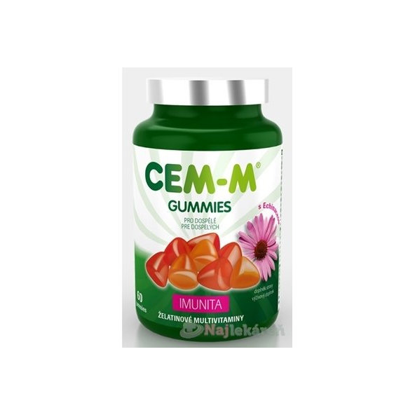 CEM-M GUMMIES IMUNITA želatínové multivitamíny, 60ks