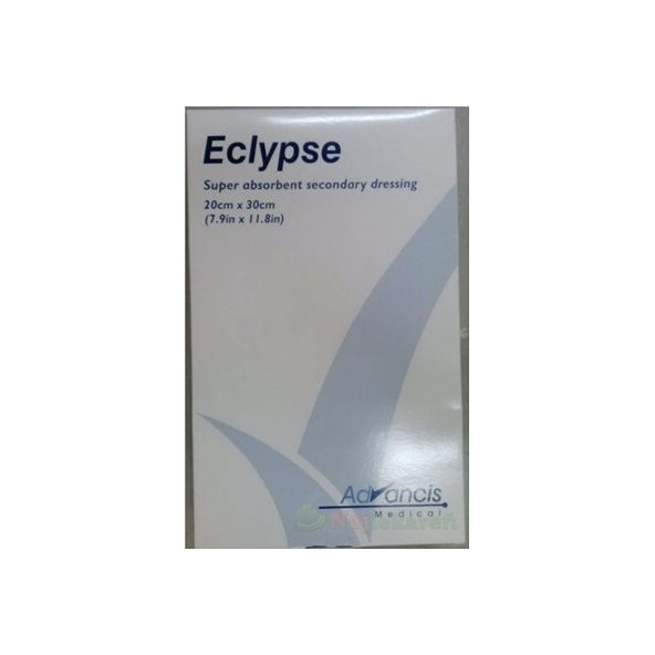 Eclypse krytie na rany suberabsorpčné 20x30cm, 20ks
