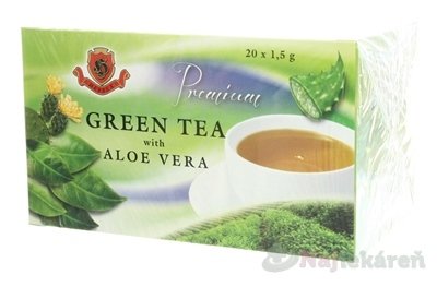 E-shop HERBEX Premium GREEN TEA S ALOE VERA, 20x1,5 g