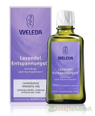 E-shop WELEDA Levanduľový relaxačný olej 100ml