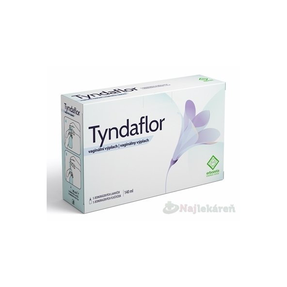 Tyndaflor vaginálny výplach fľaštičky 5x140 ml