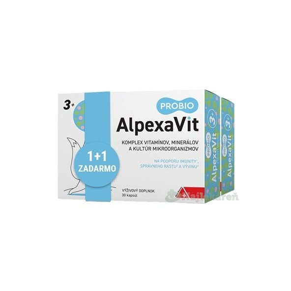 AlpexaVit PROBIO 3+ 1+1 cps 30 + 30 zadarmo (60 ks)