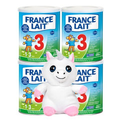 France Lait 3 4x400g + plyšové zvieratko