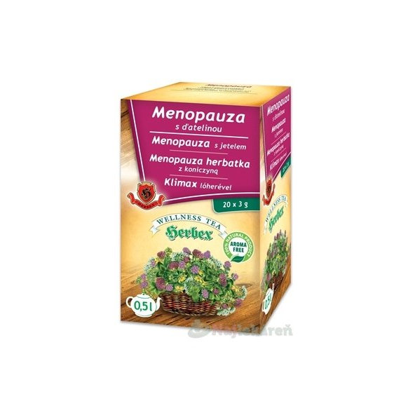 HERBEX MENOPAUZA s ďatelinou, 20x3g
