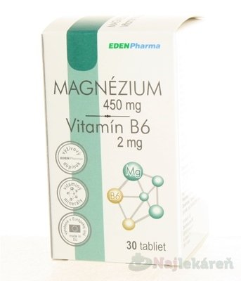 E-shop EDENPharma MAGNÉZIUM + Vitamín B6