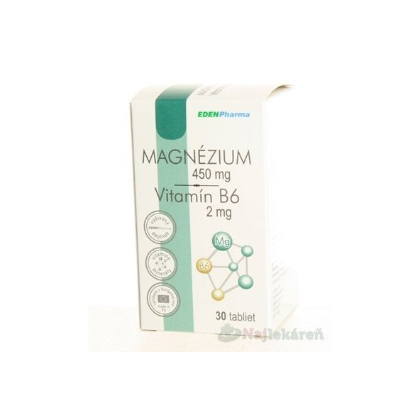 EDENPharma MAGNÉZIUM + Vitamín B6