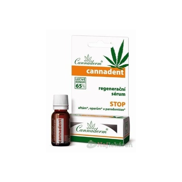 Cannaderm CANNADENT regeneračné sérum na afty a opary 5 ml