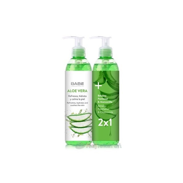 BABÉ Telo ALOE VERA gél 100% 2x300ml
