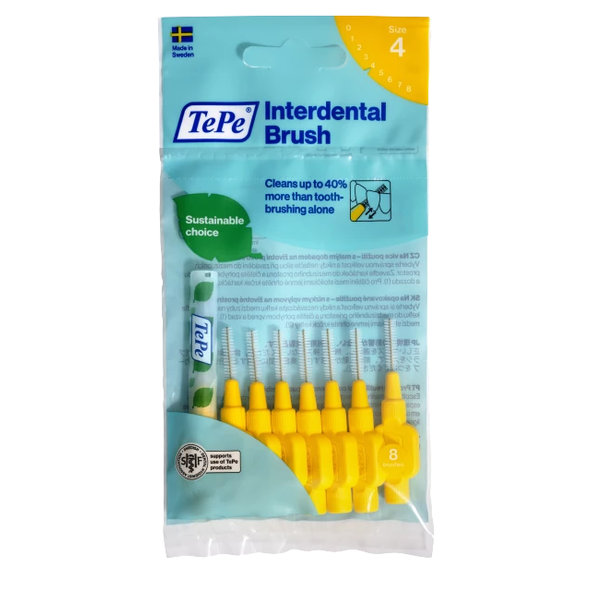 TePe Originál medzizubné kefky na dentálnu starostlivosť 0,7 mm, 8ks