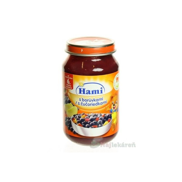 Hami ovocný príkrm S čučoriedkami