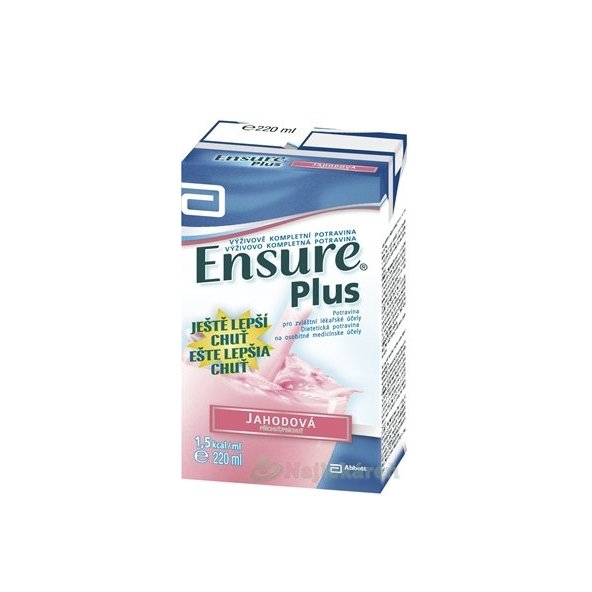 Ensure Plus jahodová príchuť, 220ml