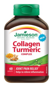 JAMIESON Collagen 600mg Turmeric Complex 60cps
