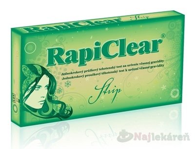 RapiClear Tehotenský test Strip 1ks
