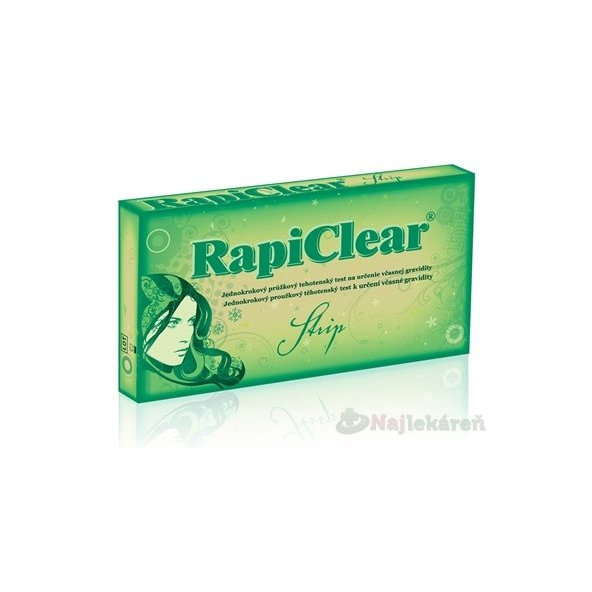 RapiClear Tehotenský test Strip 1ks