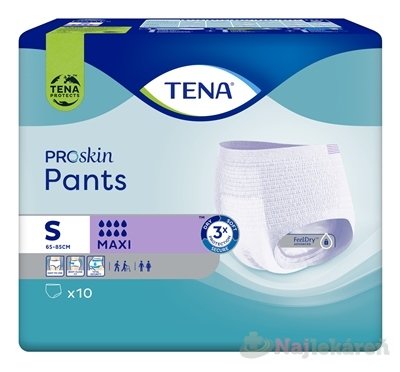 E-shop TENA Pants Maxi S naťahovacie inkontinenčné nohavičky 10 ks