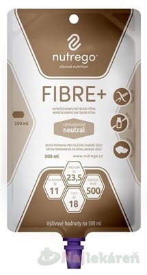 E-shop Nutrego FIBRE+ s príchuťou neutral tekutá výživa, sondová 12x500ml