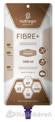 E-shop Nutrego FIBRE+ s príchuťou neutral tekutá výživa, sondová 6x1000ml
