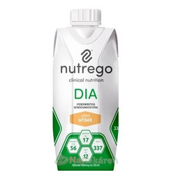 Nutrego DIA s príchuťou oriešok tekutá výživa 12x330ml