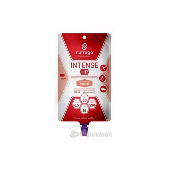 Nutrego INTENSE HP s príchuťou neutral tekutá výživa, sondová 12x500ml