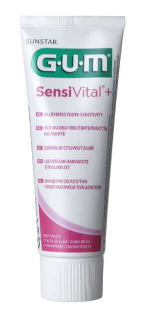 E-shop GUM Sensivital+ gelová zubná pasta pre citlivé zuby 75 ml