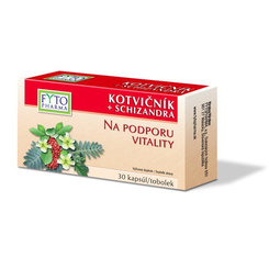 Kotvičník + Schizandra podpora vitality 30cps