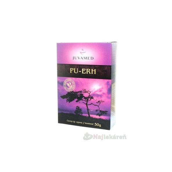 JUVAMED PU-ERH ČIERNY ČAJ, 50g