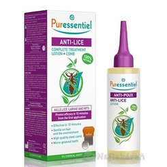 PURESSENTIEL Roztok proti všiam + hrebeň