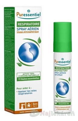 E-shop PURESSENTIEL Sprej na lepšie dýchanie aromaterapeutický do priestoru 20 ml