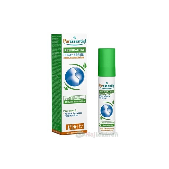 PURESSENTIEL Sprej na lepšie dýchanie aromaterapeutický do priestoru 20 ml