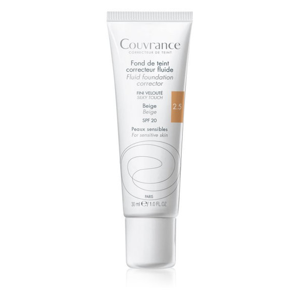 AVENE Couvrance Tekutý makeup SPF 20 béžový odtieň (2.5) 30ml
