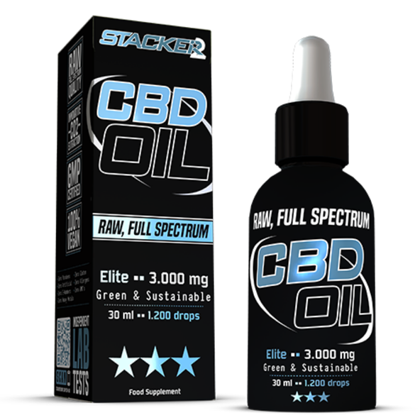 CBD Konopný olej Elite 3000 mg - Stacker2