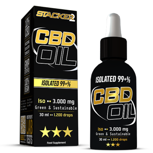 CBD Konopný olej Iso 3000 mg - Stacker2