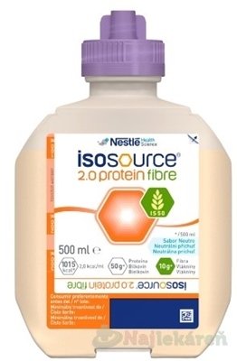 E-shop ISOSOURCE 2.0 Protein Fibre neutrálna príchuť 12x500 ml (6000 ml)