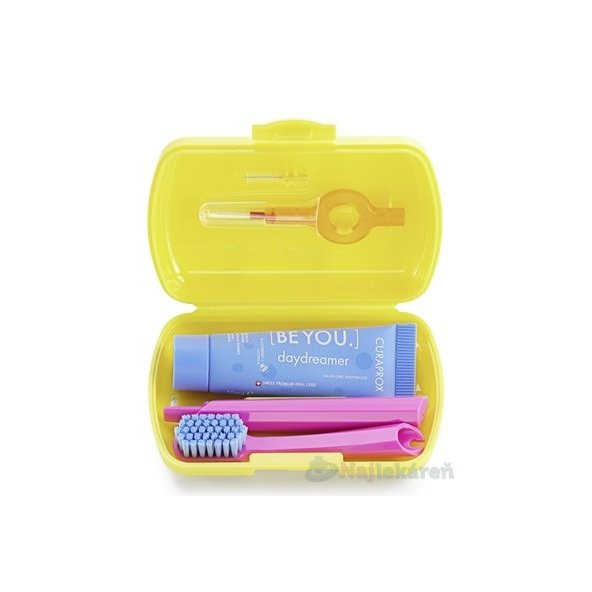 CURAPROX Travel set žltý