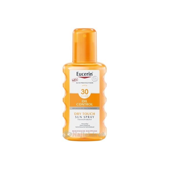 Eucerin SUN OIL CONTROL DRY TOUCH SPF 30 transparentný sprej 200ml