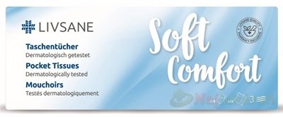 E-shop Livsane soft comfortné hygienické vreckovky 3 vrstvové 10X10 ks