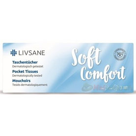 Livsane soft comfortné hygienické vreckovky 3 vrstvové 10X10 ks