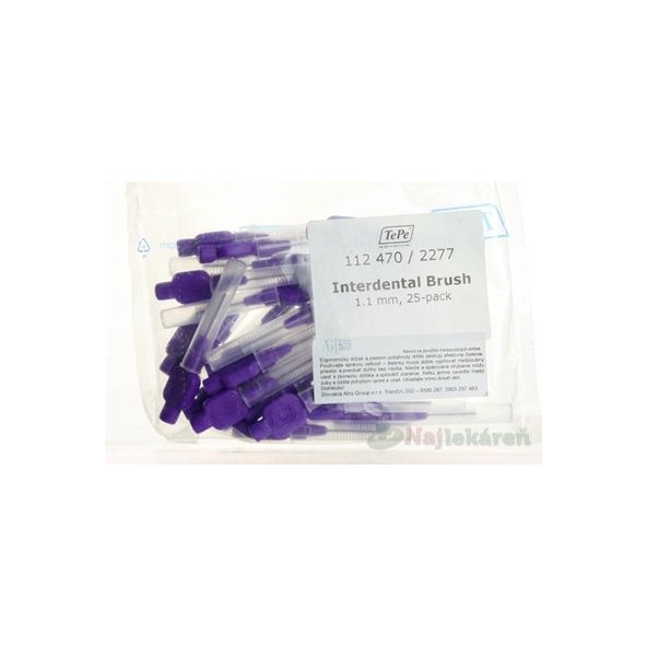TePe medzizubné kefky 1,1 mm ambulantné balenie 25 kusov