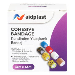 Aidplast Ovínadlo kohezívne fixačné 5 cm x 4,5 m