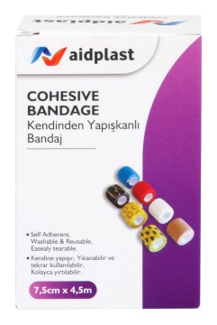 Aidplast Ovínadlo kohezívne fixačné 7,5 cm x 4,5 m