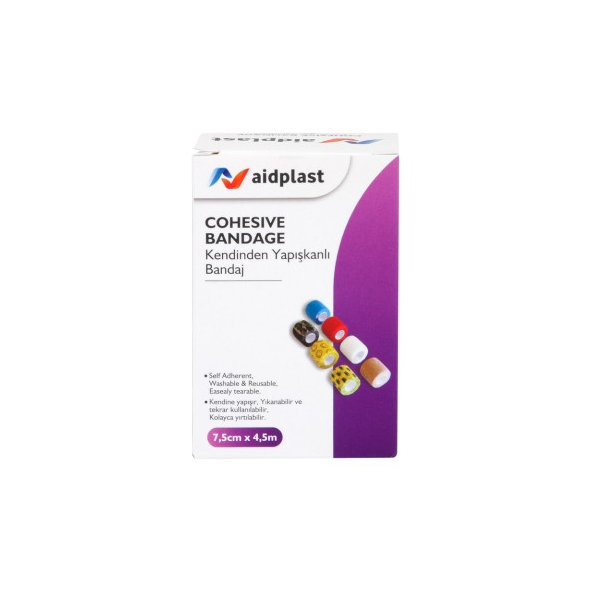 Aidplast Ovínadlo kohezívne fixačné 7,5 cm x 4,5 m