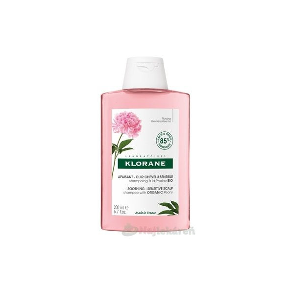 KLORANE šampón s BIO pivóniou 200ml