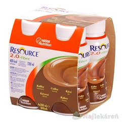 RESOURCE 2,0+ Fibre Kavová príchuť 4x200ml