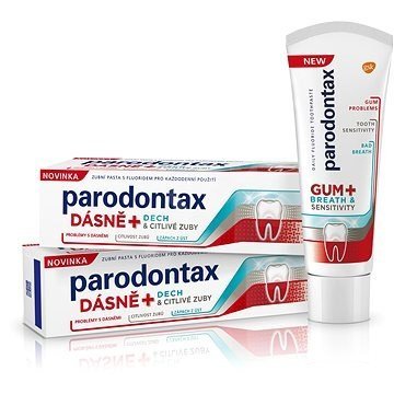 E-shop Parodontax ĎASNÁ + DYCH & CITLIVÉ ZUBY, zubná pasta 1x75 ml